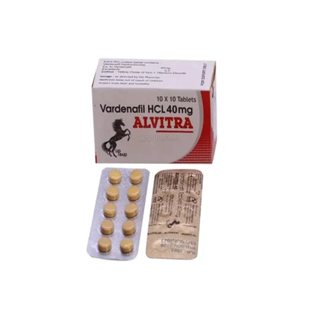Alvitra 20mg Vardenafil Tablets 1