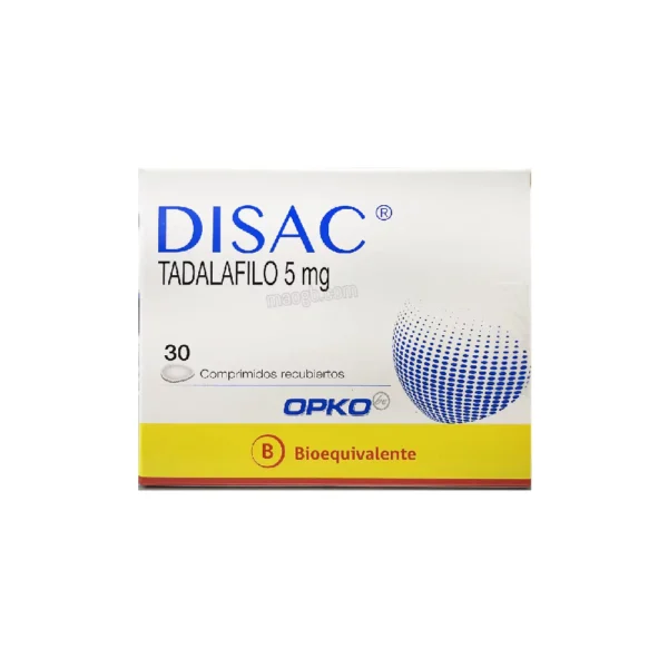 Disac 5mg Tadalafil Tablets 1