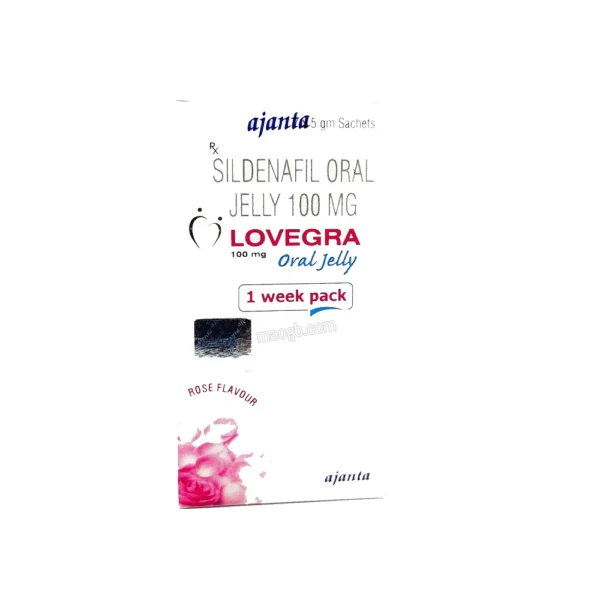 Lovegra 100mg Sildenafil Oral Jelly 1