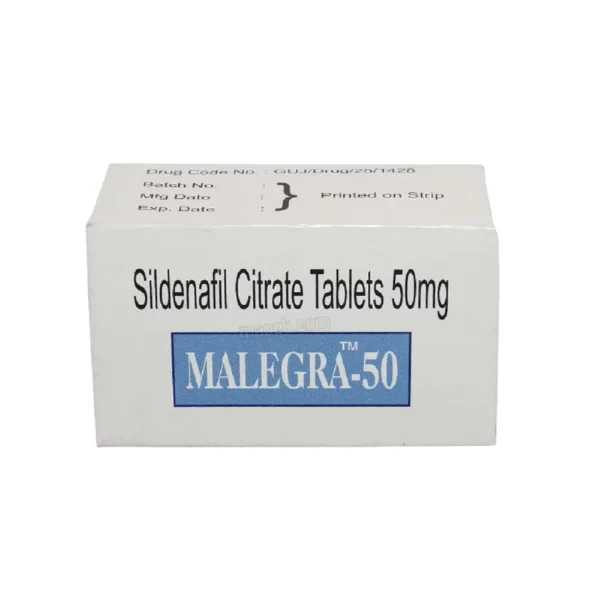 Malegra 50mg Sildenafil Tablets 1