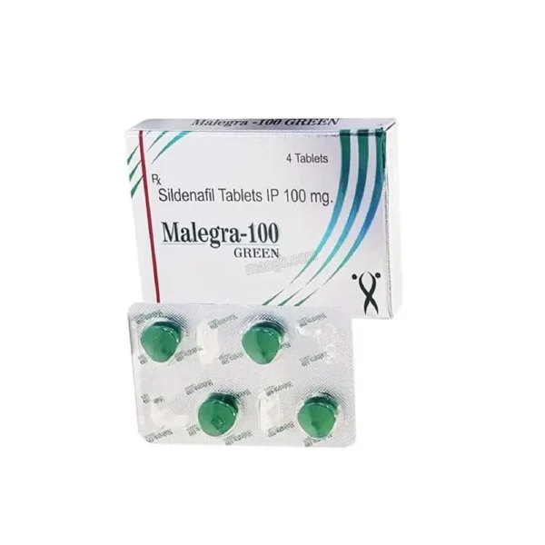 Malegra Green 100mg Sildenafil Tablets 1