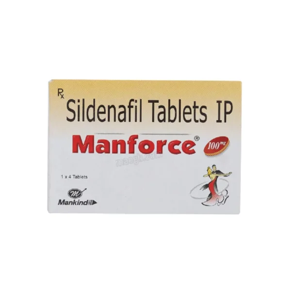 Manforce 100mg Sildenafil Tablets 1