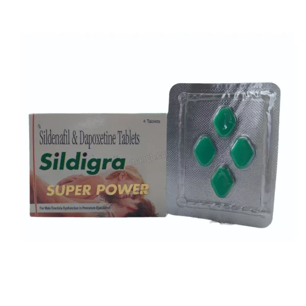 Sildigra Super Power 160mg Sildenafil & Dapoxetine Tablets 1