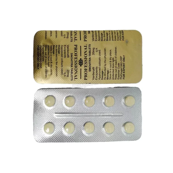 Snovitra Professional 20mg Vardenafil Tablets 1