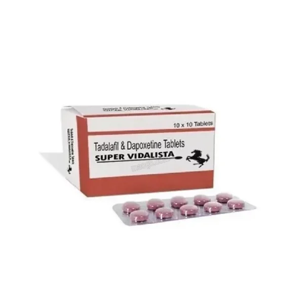 Super Vidalista 80mg Tadalafil & Dapoxetine Tablets 1