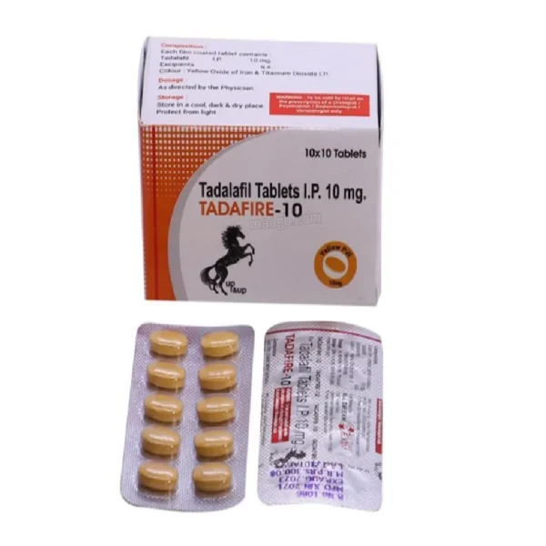 Tadafire 10mg Tadalafil Tablets 1