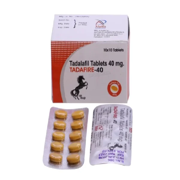 Tadafire 40mg Tadalafil Tablets 1