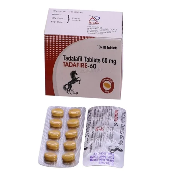 Tadafire 60mg Tadalafil Tablets 1