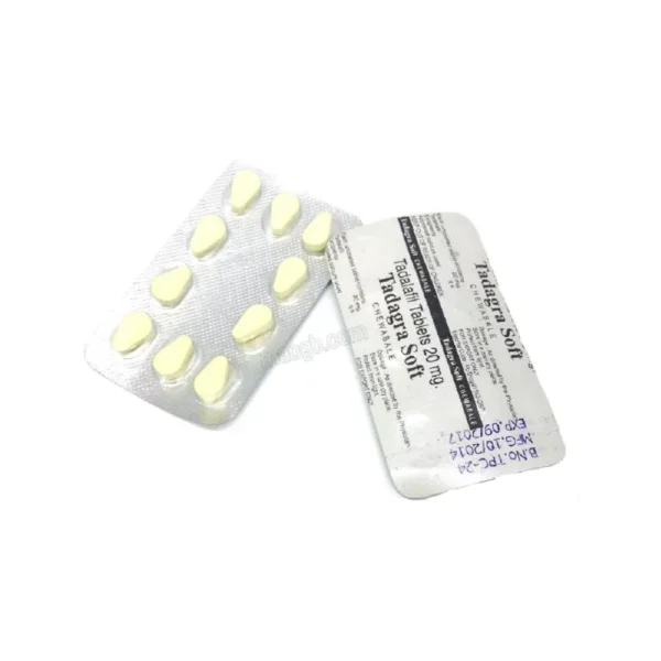 Tadagra Soft Chewable 20mg Tadalafil Tablets 1