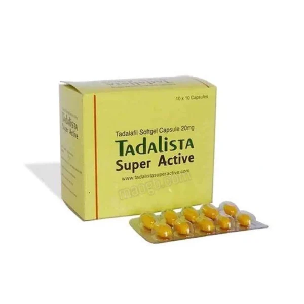 Tadalista Super Active 20mg Tadalafil Tablets 1