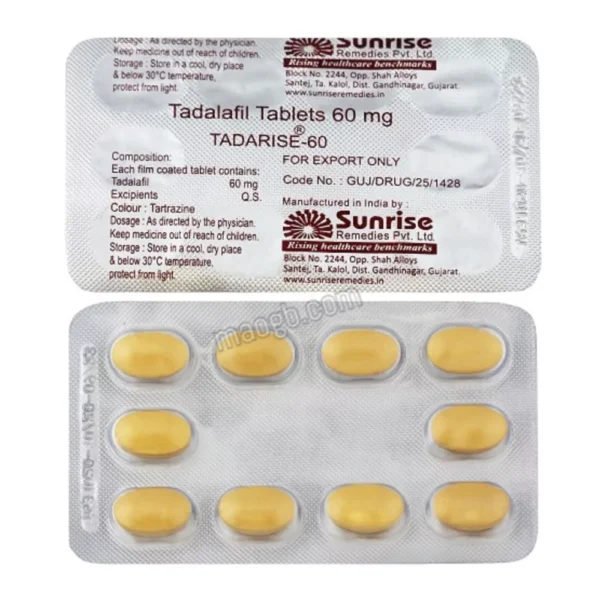 Tadarise 60mg Tadalafil Tablet 1