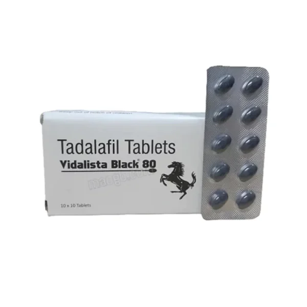 Vidalista Black 80mg Tadalafil Tablets 1