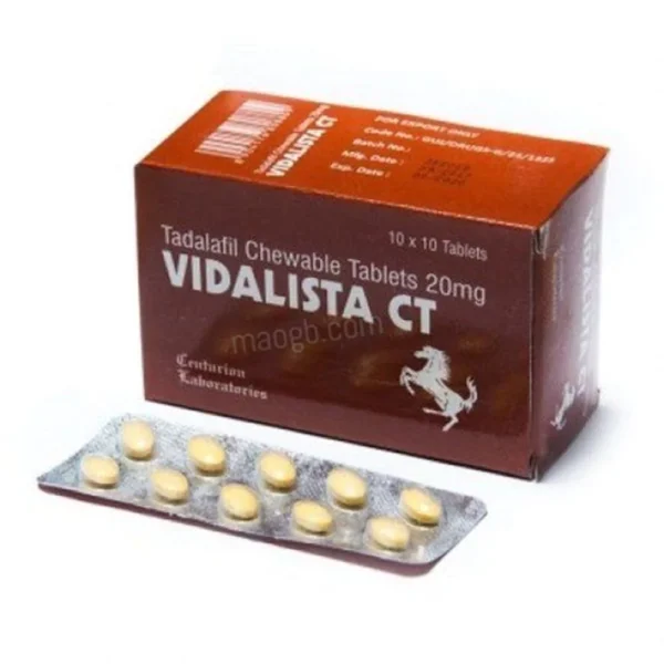 Vidalista CT 20mg Tadalafil Tablets 1