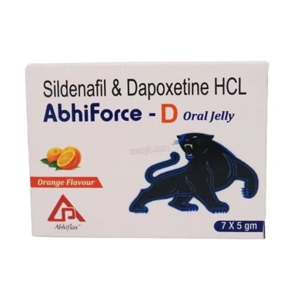 Abhiforce D 160mg Sildenafil & Dapoxetine Oral Jelly 1