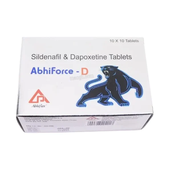 Abhiforce D 160mg Sildenafil & Dapoxetine Tablets 1