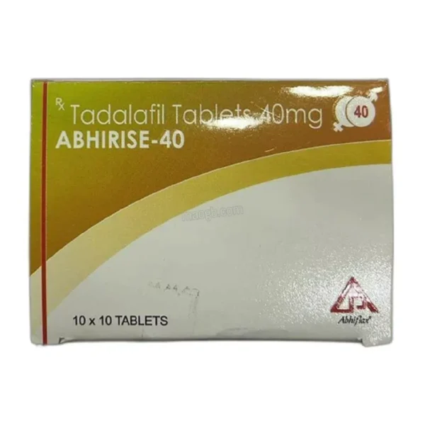 Abhirise 40mg Tadalafil Tablets 1