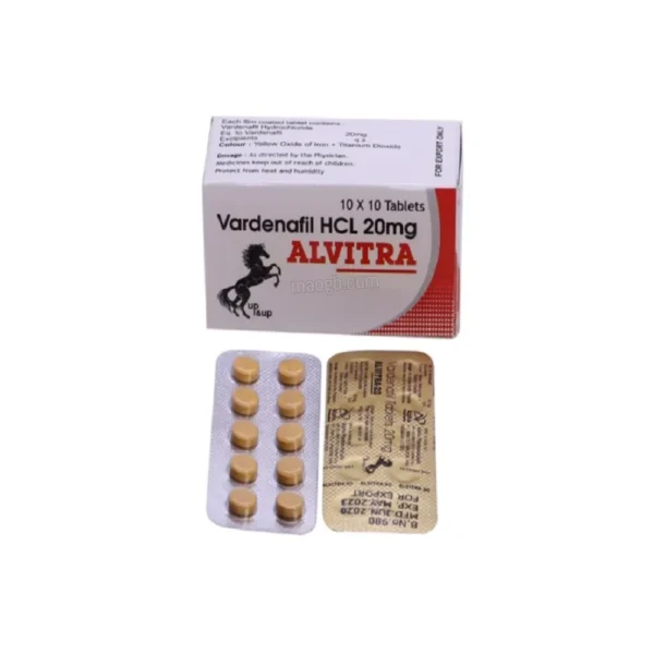 Alvitra 20mg Vardenafil Tablets 1