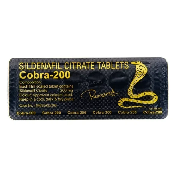 Cobra 200mg Sildenafil Tablets 1