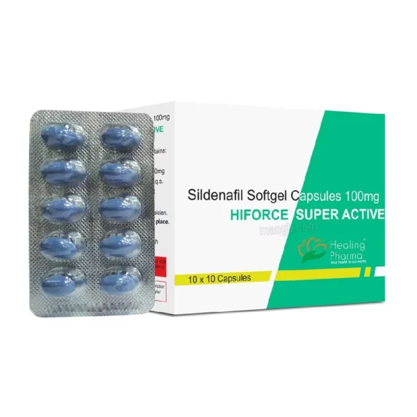 Hiforce Super Active 100mg Sildenafil Softgel Capsules 1