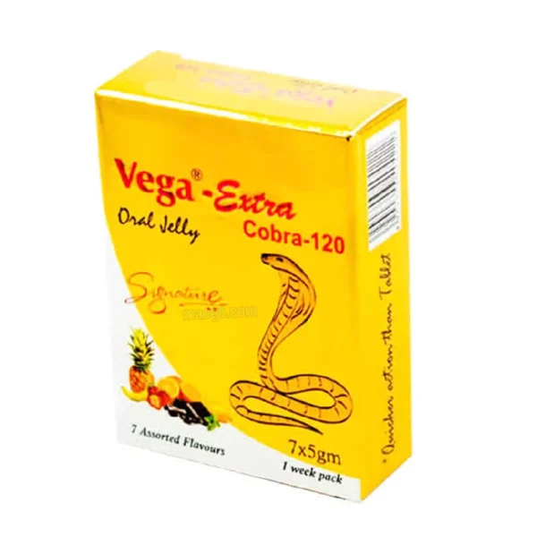 Vega Extra Cobra 120mg Sildenafil Oral Jelly 1