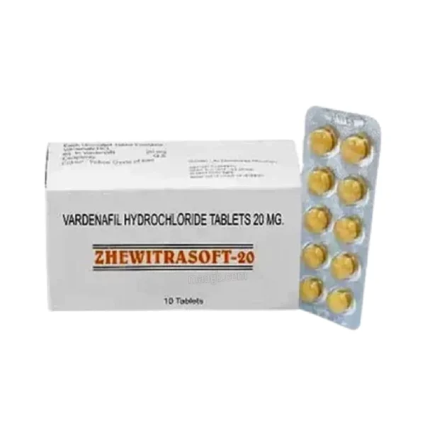 Zhewitra Soft 20mg Vardenafil Hydrochloride Tablets 1