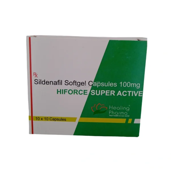 Hiforce Super Active 100mg Sildenafil Softgel Capsules 1