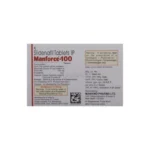 Manforce 100mg Sildenafil Tablets 4