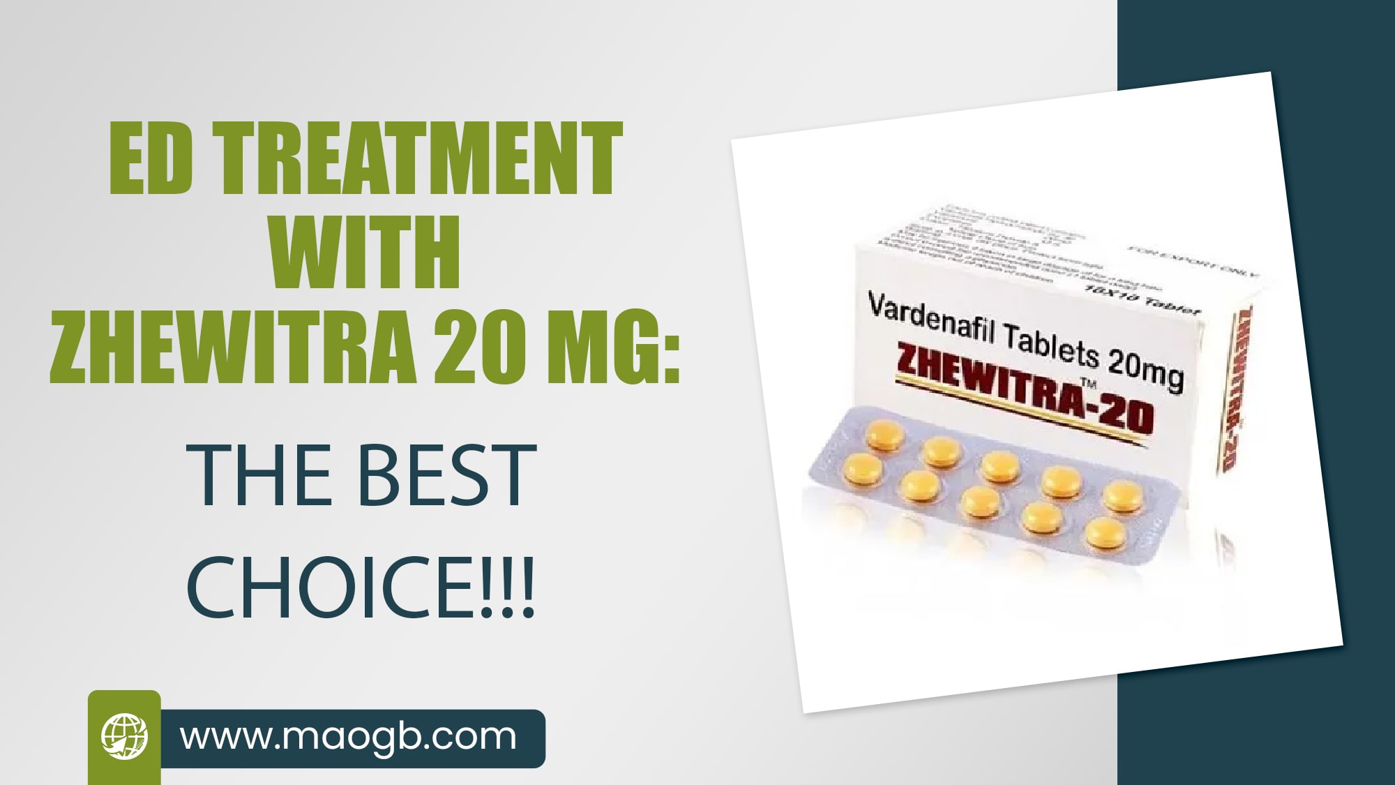 ED Treatment With Zhewitra 20 Mg: The Best Choice!!!