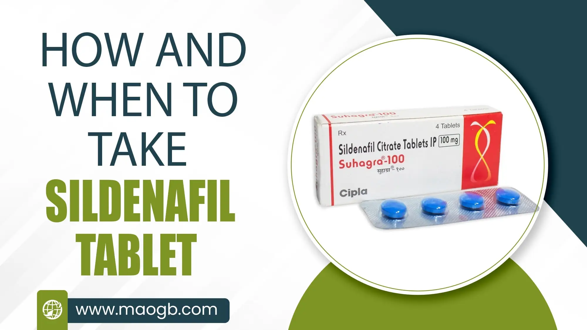 How and when to take Sildenafil Tablet