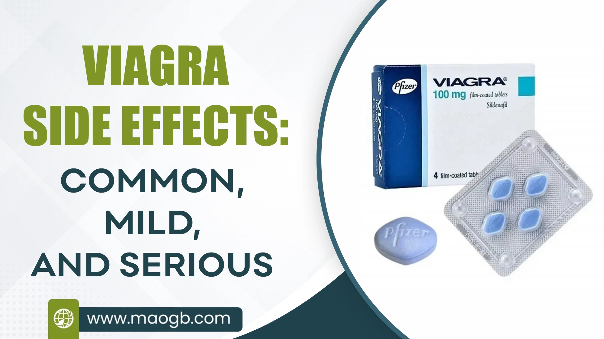 Viagra Side Effects Common, Mild, and Serious