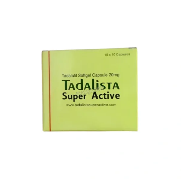 Tadalista Super Active 20mg Tadalafil Tablets