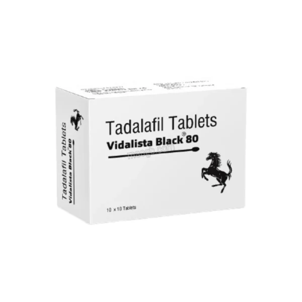 Vidalista Black 80mg Tadalafil Tablets