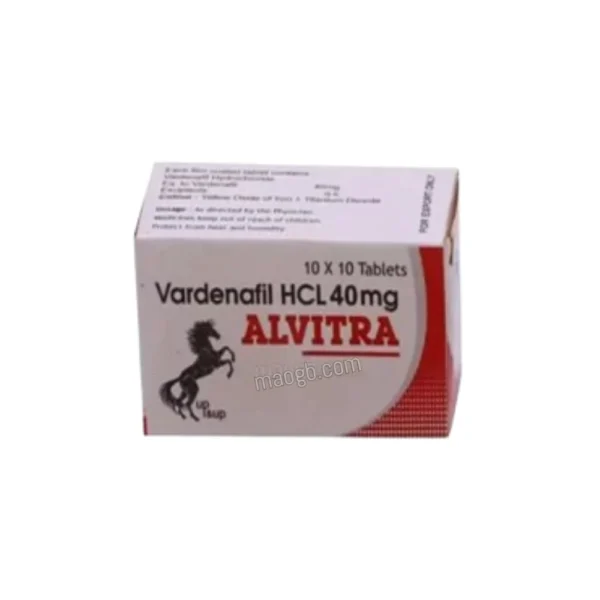 Alvitra 40mg Vardenafil Tablets