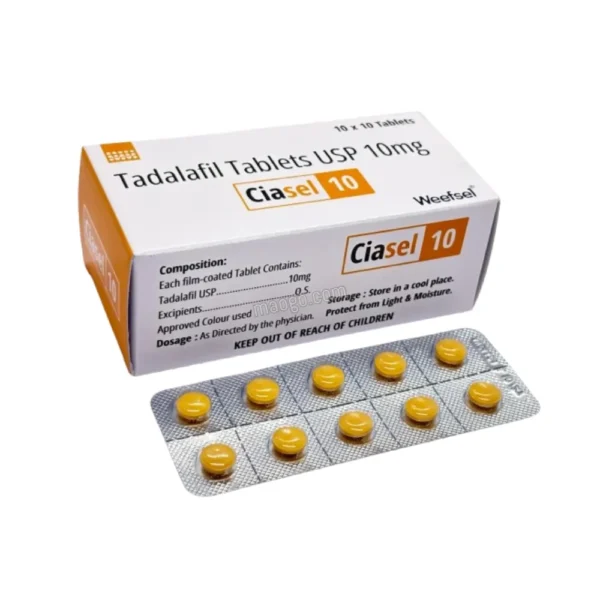 Ciasel 10mg Box With Blister Pack