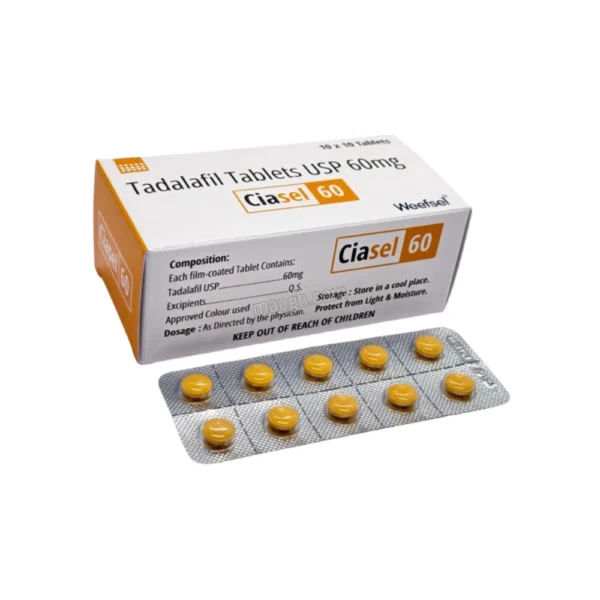 Ciasel 60mg Blister Pack With Box