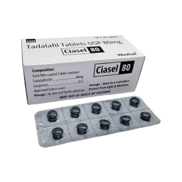 Ciasel 80mg Black Pills