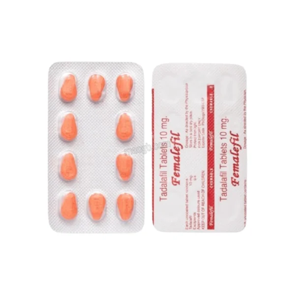 Femalefil 10mg Front & Back Strip