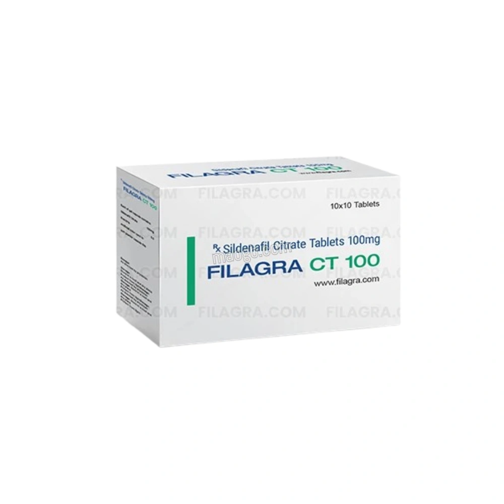 Filagra CT 100mg Tablets 1 Filagra CT 100mg Box Front View