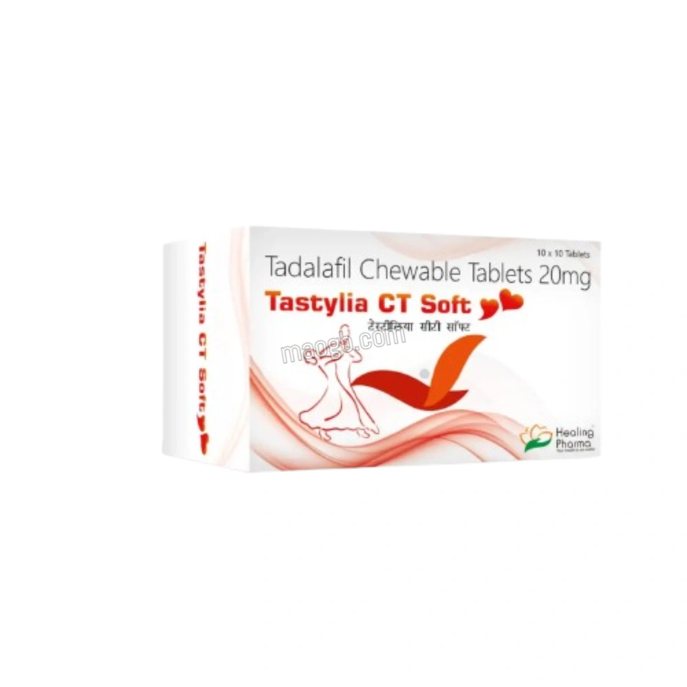 Tastylia CT Soft 20mg Tadalafil Chewable Tablets 1 Tastylia CT Soft 20mg Box Packaging