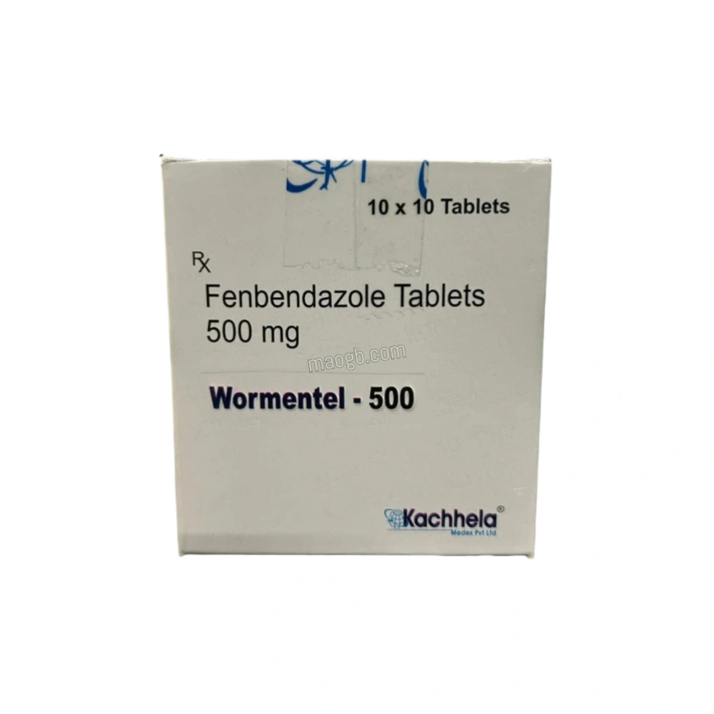 Wormentel 500mg Fenbendazole Tablets 1 Wormentel 500mg Box View